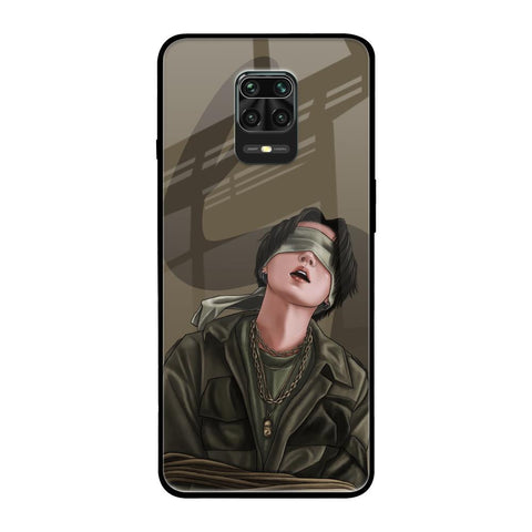 Blind Fold Glossy Case for Xiaomi Redmi Note 9 Pro