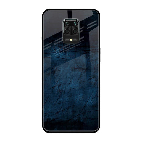 Dark Blue Grunge Glossy Case for Xiaomi Redmi Note 9 Pro
