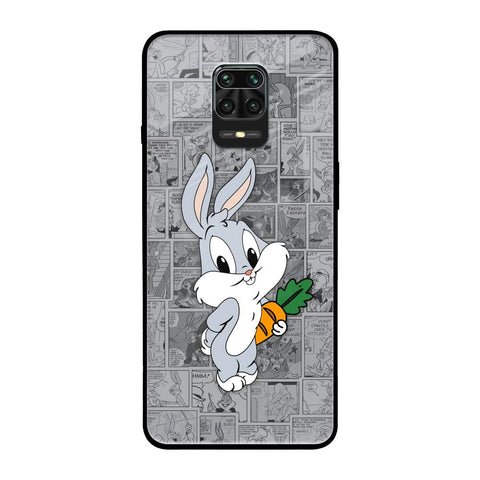 Cute Baby Bunny Glossy Case for Xiaomi Redmi Note 9 Pro