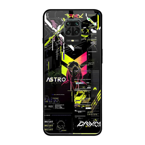 Astro Glitch Glossy Case for Xiaomi Redmi Note 9 Pro