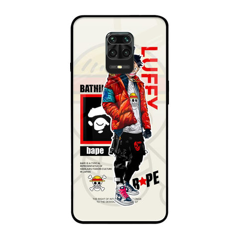 Bape Luffy Glossy Case for Xiaomi Redmi Note 9 Pro