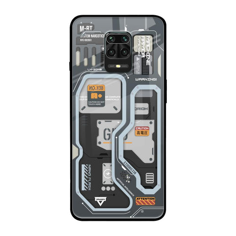 Retro Futuristic Glossy Case for Xiaomi Redmi Note 9 Pro