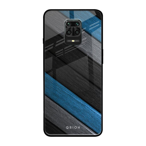 Multicolor Wooden Effect Glossy Case for Xiaomi Redmi Note 9 Pro