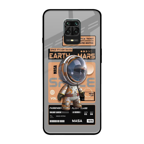 Space Ticket Glossy Case for Xiaomi Redmi Note 9 Pro