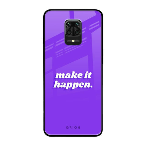 Make it Happen Glossy Case for Xiaomi Redmi Note 9 Pro