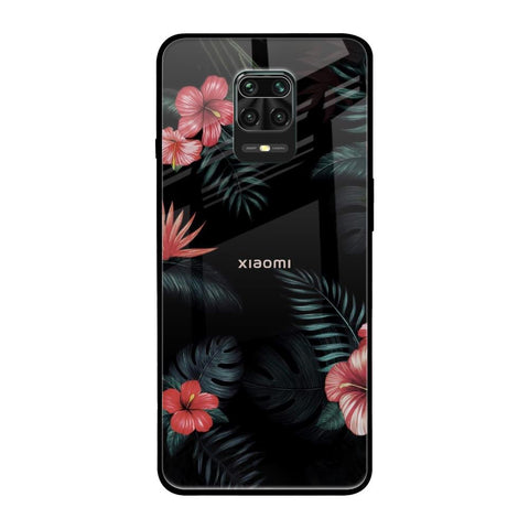 Tropical Art Flower Glossy Case for Xiaomi Redmi Note 9 Pro