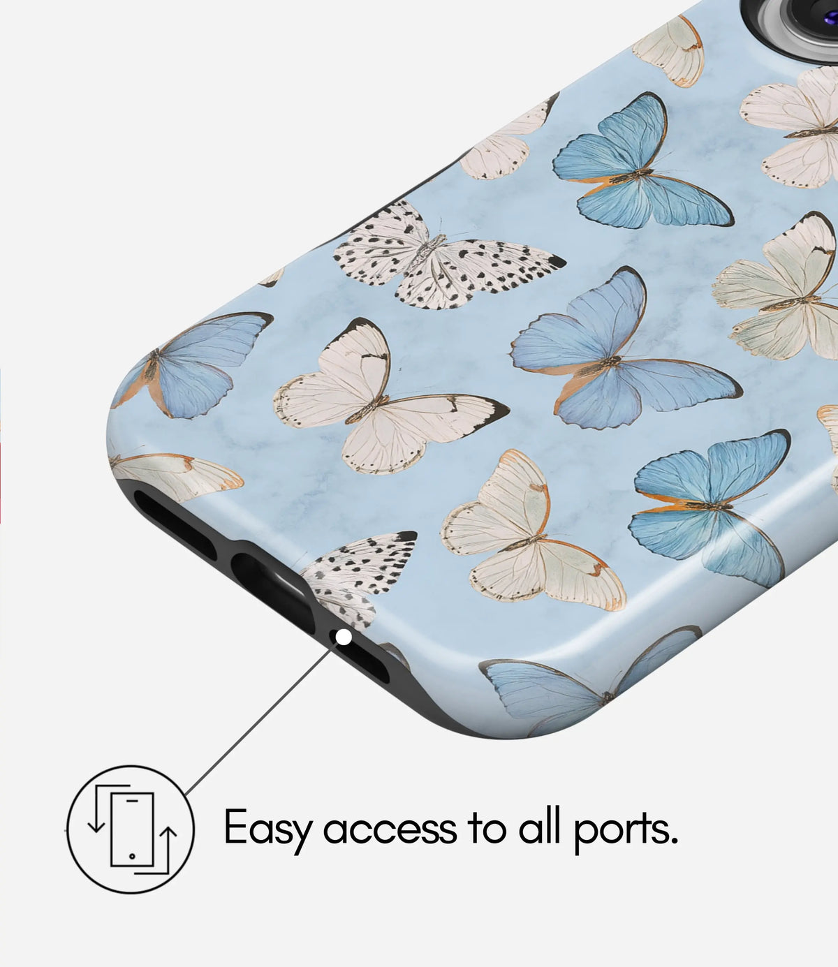 Sky Flutter Premium Tough Shining Phone Case (Double Layer) Available For All iPhone Models