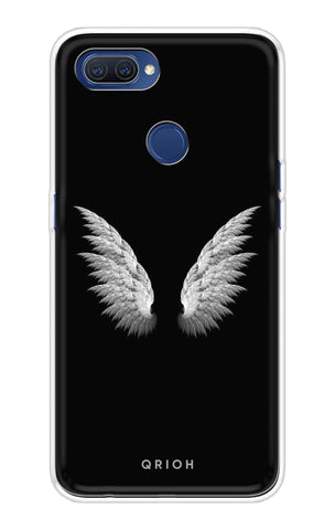 White Angel Wings Soft Cover for Oppo A11k