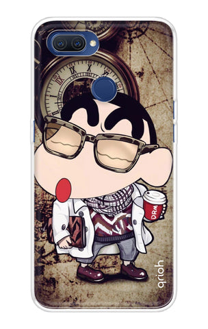 Nerdy Shinchan Soft Cover for Oppo A11k
