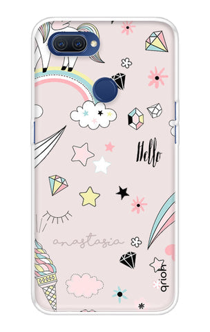 Unicorn Doodle Soft Cover For Oppo A11k