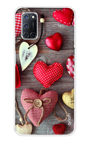 Valentine Hearts Soft Cover for Oppo A52