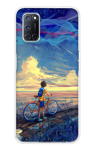 Riding Bicycle to Dreamland Soft Cover for Oppo A52