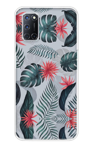 Retro Floral Leaf Soft Cover for Oppo A52