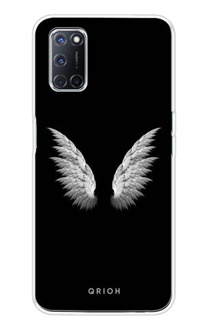 White Angel Wings Soft Cover for Oppo A52