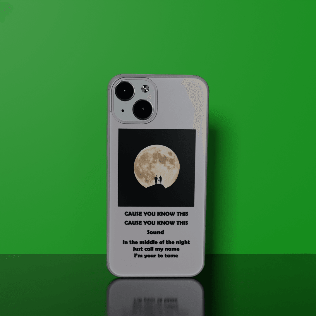 Cause You Know This - Soft Transparent Silicon Case Acrylic (Anti Yellow)