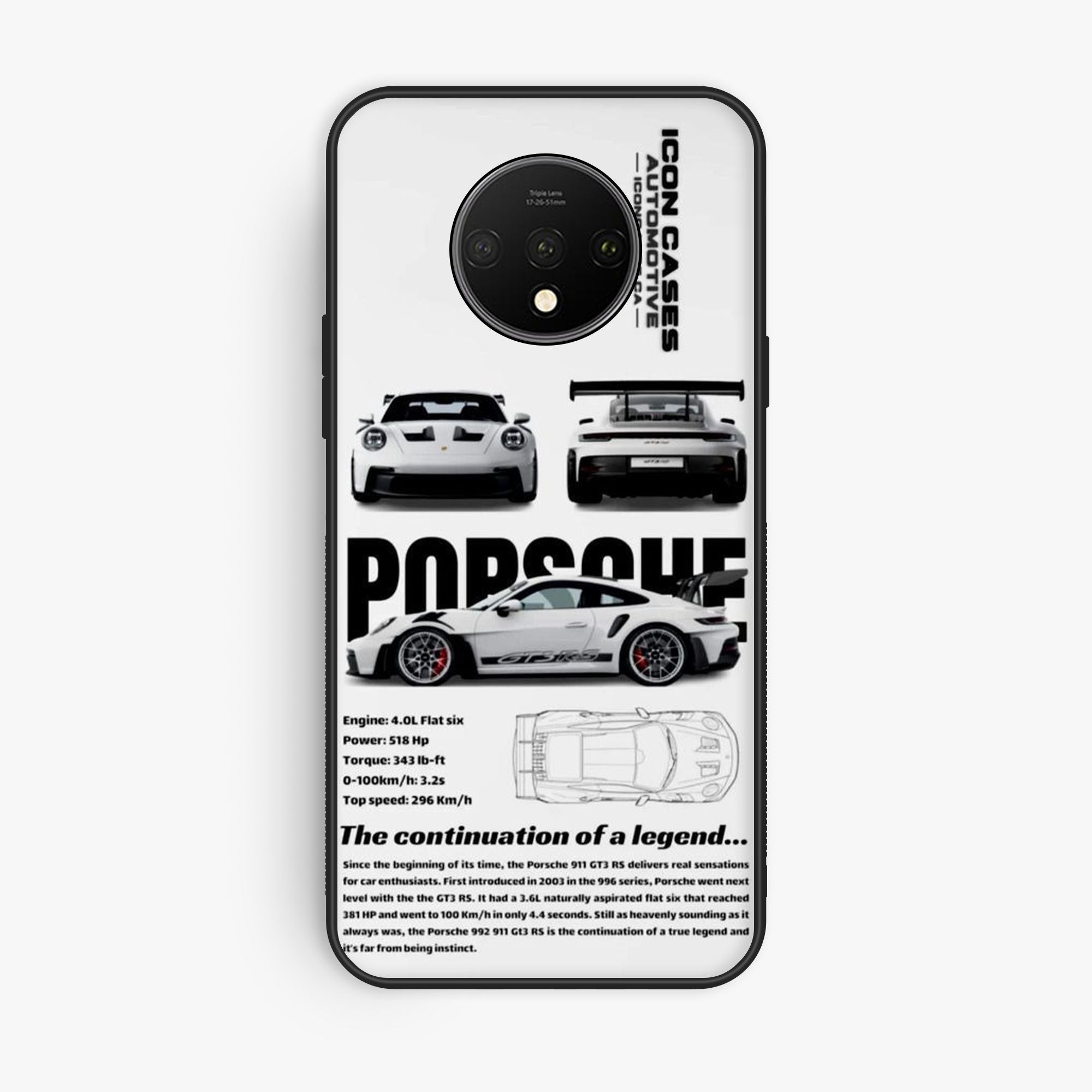 OnePlus 7t - Wallpaper 100 - Premium Printed Glossy Phone Case