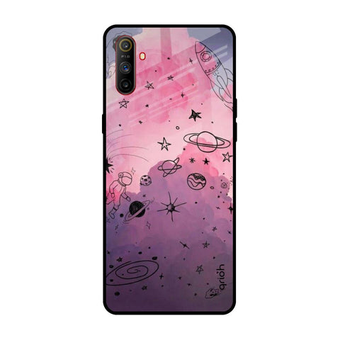 Space Doodles Glossy Case for Realme C3