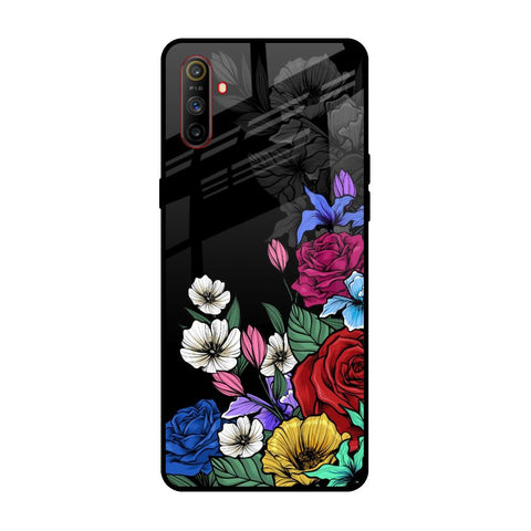 Rose Flower Bunch Art Glossy Case for Realme C3