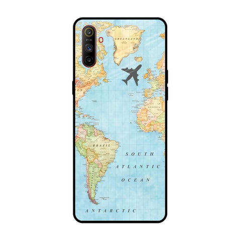 Travel Map Glossy Case for Realme C3