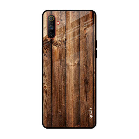 Timber Printed Glossy case for Realme C3