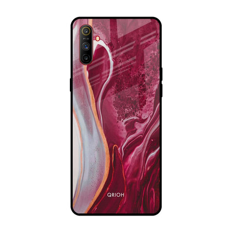 Crimson Ruby Glossy Case for Realme C3