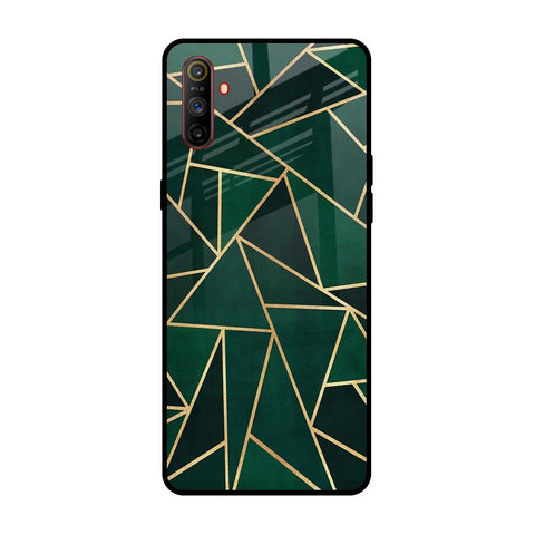 Abstract Green Glossy Case For Realme C3