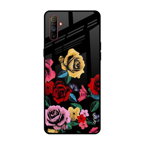 Floral Decorative Glossy Case For Realme C3