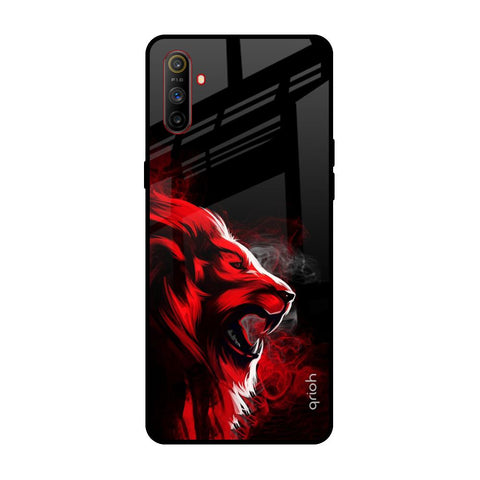 Red Angry Lion Glossy Case for Realme C3