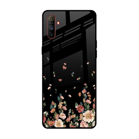 Floating Floral Print Glossy Case for Realme C3