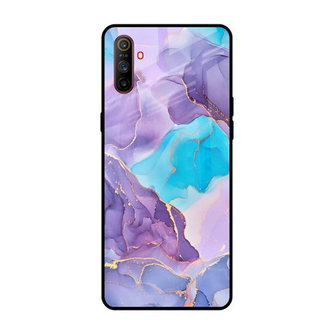 Alcohol ink Marble Glossy Case for Realme C3