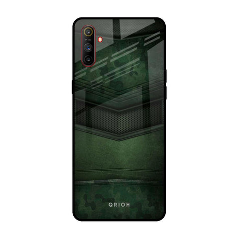 Green Leather Glossy Case for Realme C3