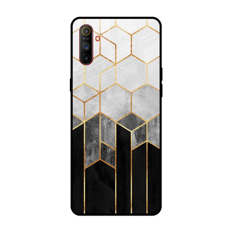 Tricolor Pattern Glossy Case for Realme C3