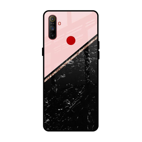 Marble Texture Pink Glossy Case For Realme C3