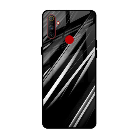 Black & Grey Gradient Glossy Case For Realme C3
