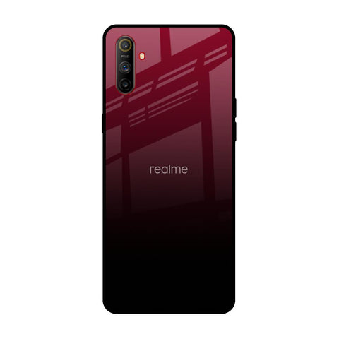 Wine Red Glossy Case For Realme C3