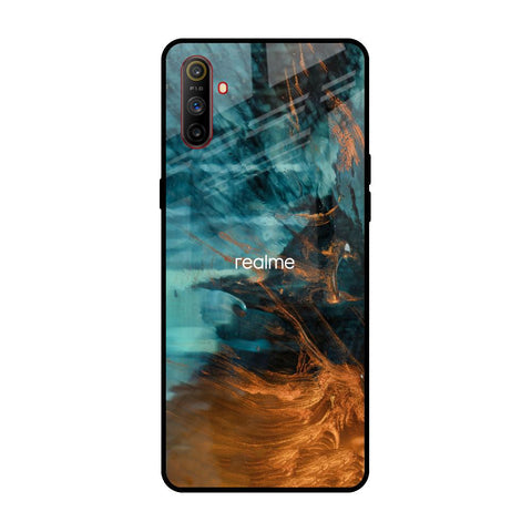 Golden Splash Glossy Case for Realme C3