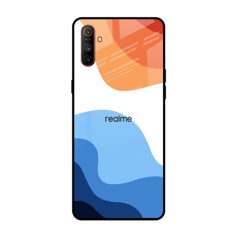 Wavy Color Pattern Glossy Case for Realme C3