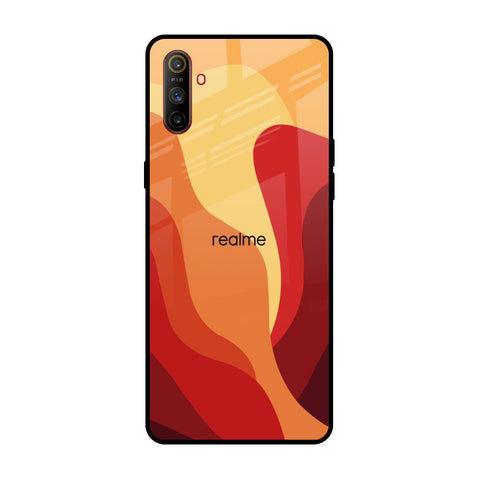 Magma Color Pattern Glossy Case for Realme C3