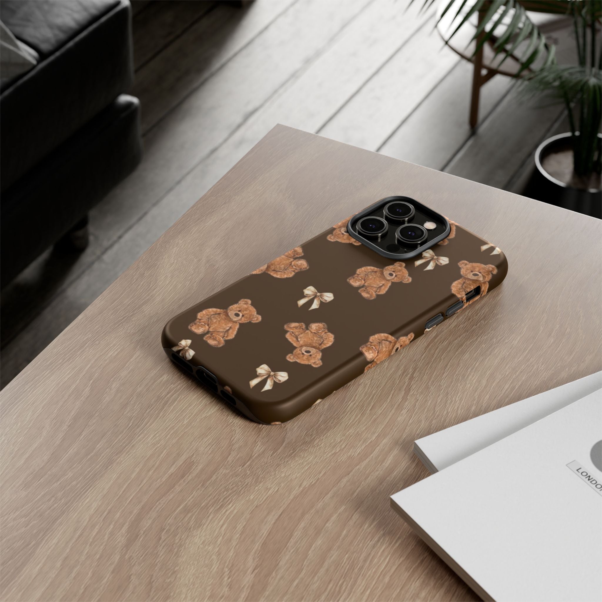 Cocoa Teddies Premium Tough Shining Phone Case (Double Layer) Available For All iPhone Models