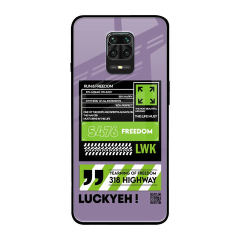Run & Freedom Glossy Case for Poco M2 Pro