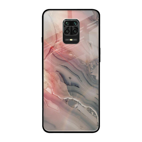 Pink And Grey Marble Glossy Case For Poco M2 Pro