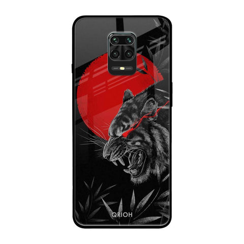 Red Moon Tiger Glossy Case for Poco M2 Pro