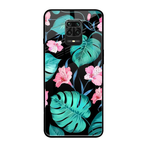 Tropical Leaves & Pink Flowers Glossy case for Poco M2 Pro
