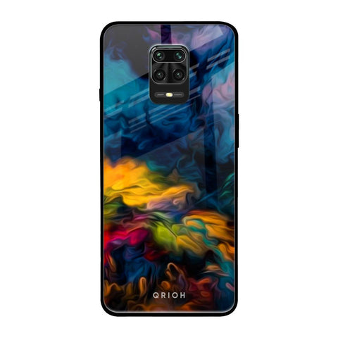 Multicolor Oil Painting Glossy Case for Poco M2 Pro