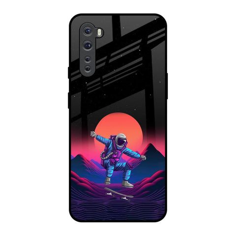 Retro Astronaut Glossy Case for OnePlus Nord