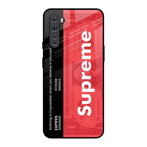 Supreme Ticket Glossy Case for OnePlus Nord