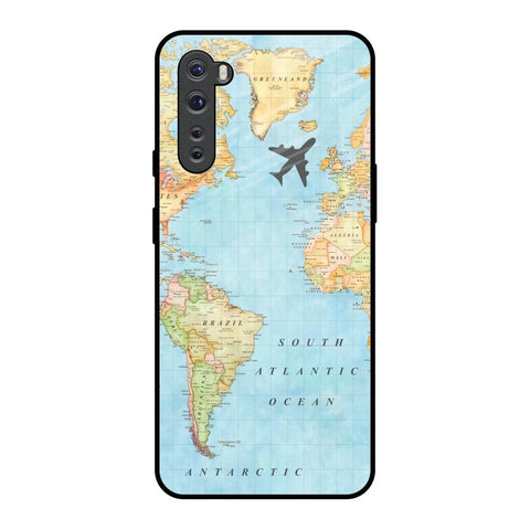 Travel Map Glossy Case for OnePlus Nord
