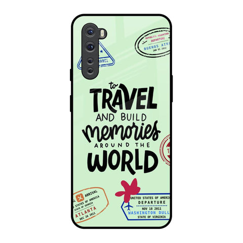 Travel Stamps Glossy Case for OnePlus Nord