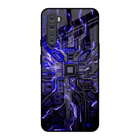 Techno Color Pattern Glossy Case For OnePlus Nord