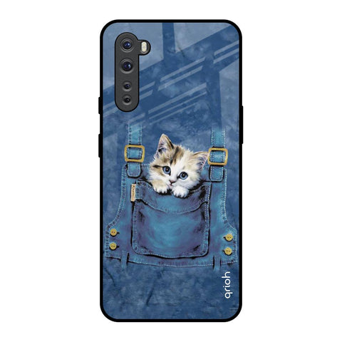 Kitty In Pocket Glossy Case For OnePlus Nord